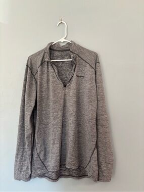 Bauer Heather Gray Half-Zip Athletic Pullover